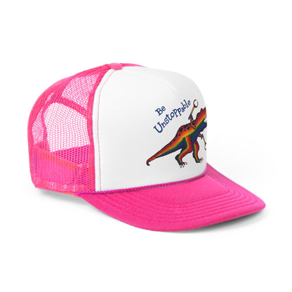 Unstoppable T-Rex Trucker Caps